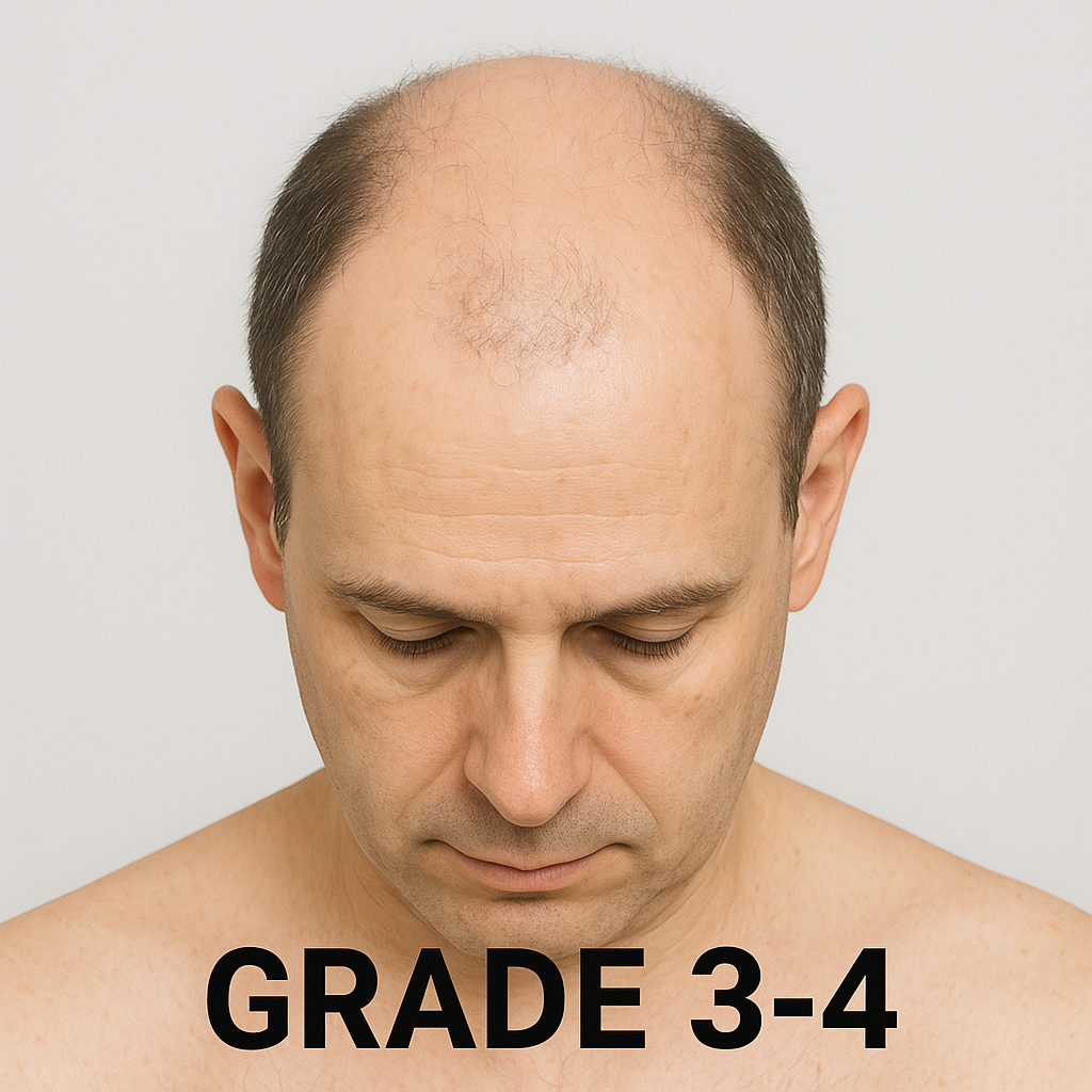 Grade 3-4 Baldness